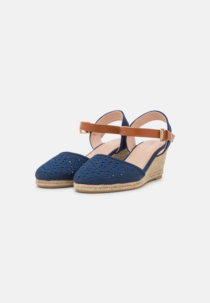 Compensées Anna Field Wedge Boucle Bleu Foncé Femme | KQZ-5155337